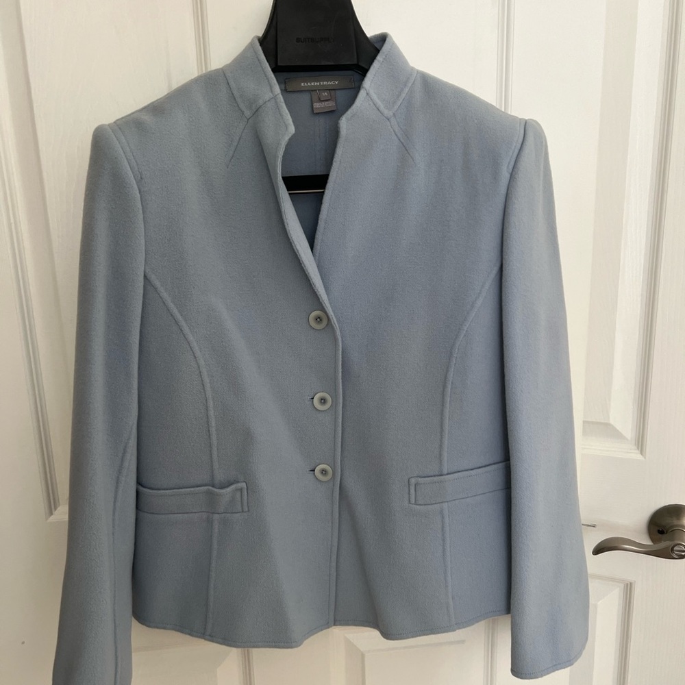 Ellen Tracy Women's Light Blue Blazer